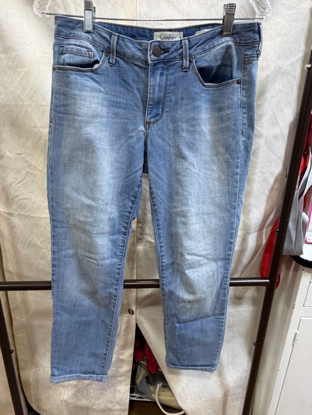 Jessica Simpson Light Blue Cropped Skinny Jeans